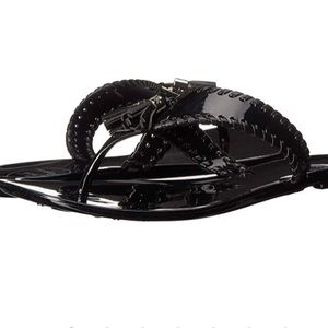 Jack Rogers Black Alana Jelly Sandals